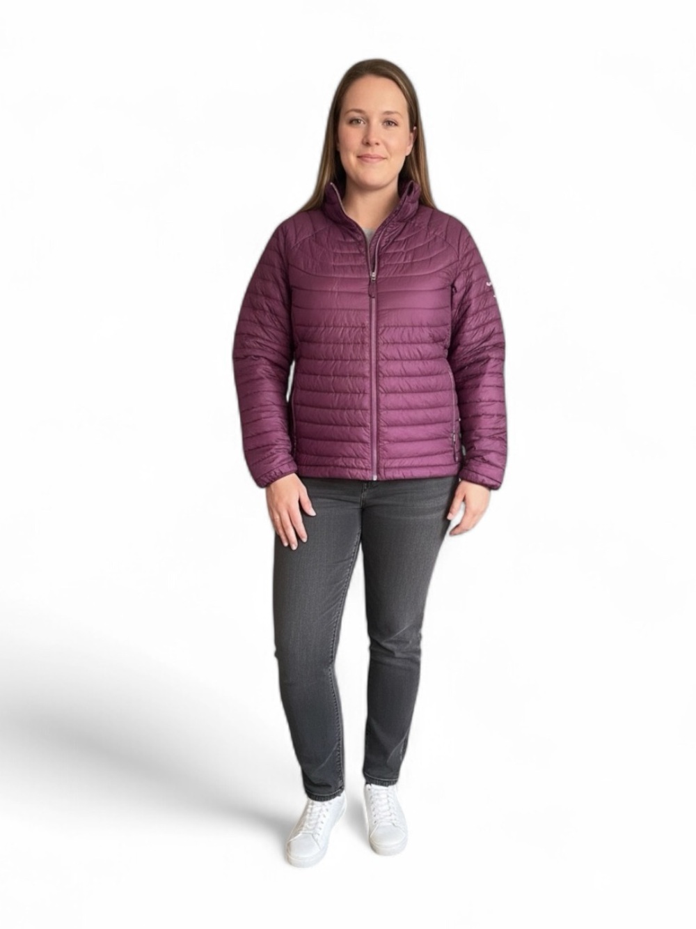 Columbia Women's Puffer Jacket in Plum
